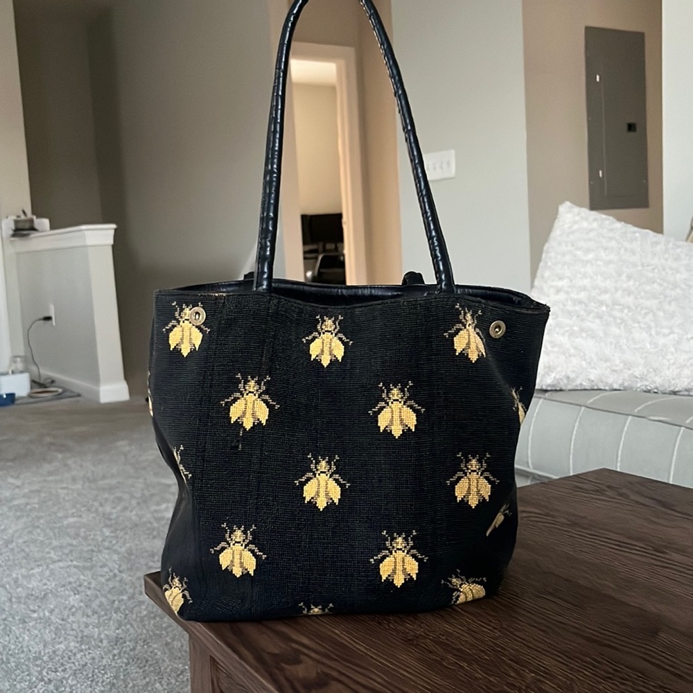 ZALO vintage needlepoint bag